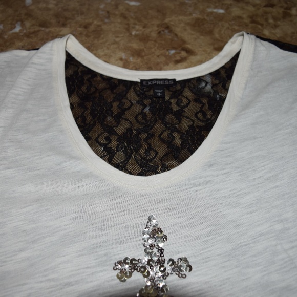 Small Petite Express Short Sleeve Shirt - Picture 2 of 4